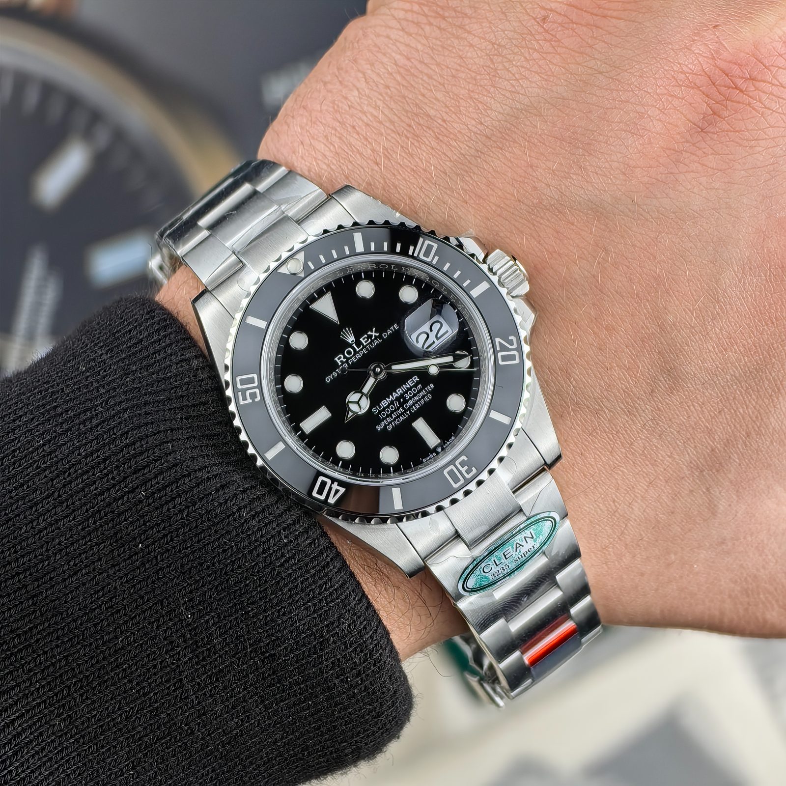 Rolex Submariner 41mm 126610LN Siyah Super Clone