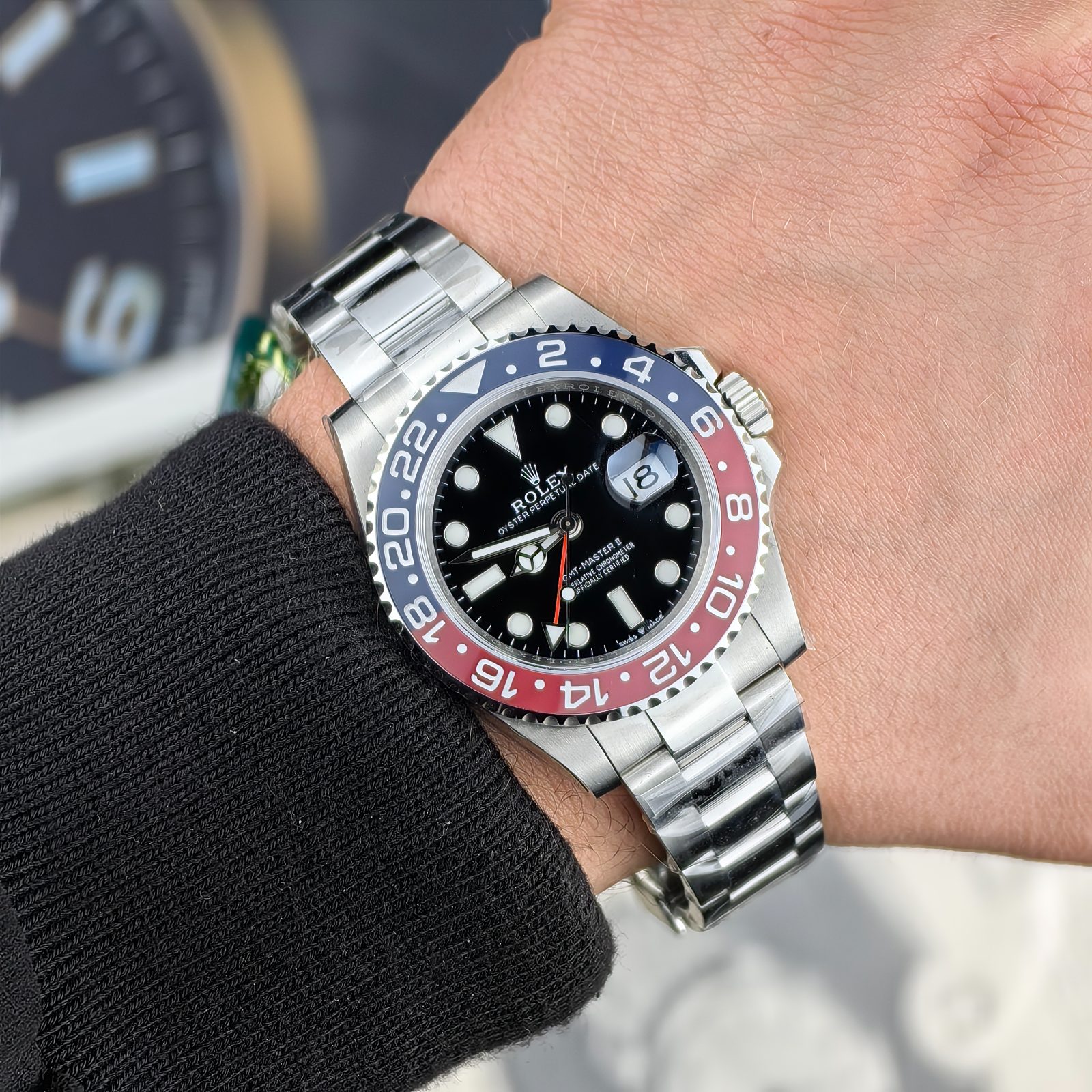 Rolex GMT-Master II 3285 Pepsi Oyster Super Clone ETA
